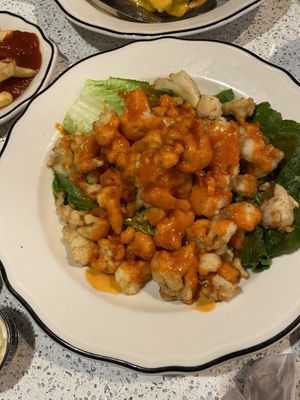 Buffalo cauliflower  at The Lindenhurst Diner in Lindenhurst