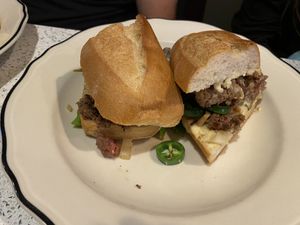 Philly cheezesteak at The Lindenhurst Diner in Lindenhurst