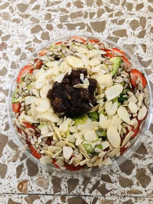 Mi ensalada favorita 😍 Súper recomendada. at NutraHappy in Mexico City