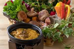 Bagna cauda at Kaburaya in Ichinoseki