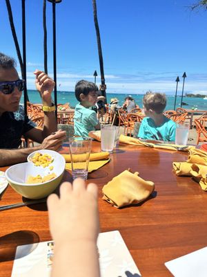 Mango salsa! Very good   at Lava Lava Beach Club in Waikoloa
