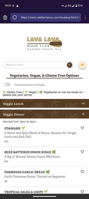  at Lava Lava Beach Club in Waikoloa