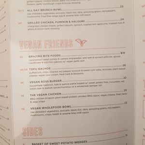 New vegan menu! at The Marsden Brewhouse in Marsden Park