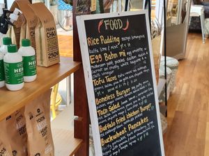 December 21 menu at Boneless Vegetarian Cafe in Bermagui