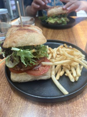 Cheeseburger   at Boneless Vegetarian Cafe in Bermagui