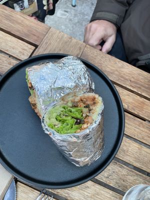 Burrito wrap   at Boneless Vegetarian Cafe in Bermagui