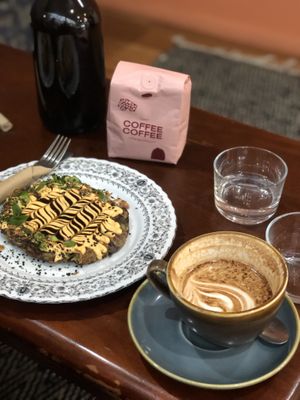 Japanese pancakes are so delicious  at Boneless Vegetarian Cafe in Bermagui