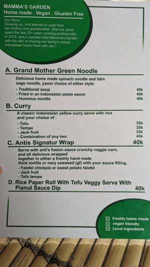  at Mama's Garden - Maybe closed in 