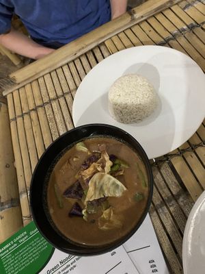 Tempeh curry  at Mama's Garden - Maybe closed in 