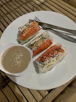 Rice paper rolls with veggies and tofu   at Mama's Garden - Maybe closed in 