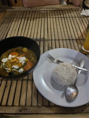 Vegan curry with tofu   at Mama's Garden - Maybe closed in 
