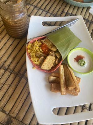 Tempeh/Tofu wrap   at Mama's Garden - Maybe closed in 