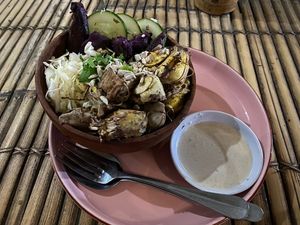 Jackfruit salad  at Mama's Garden - Maybe closed in 