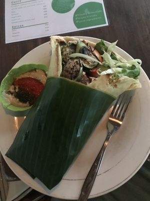 Falafel Burrito August 2019 at Mama's Garden - Maybe closed in 