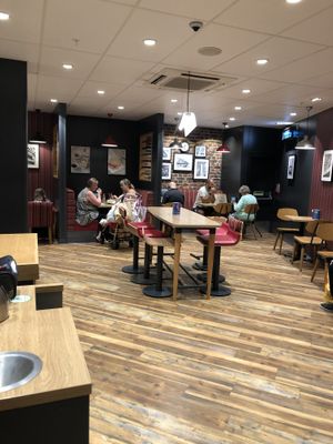 More tables and inside seating at Greggs - Pentagon Shopping in Chatham