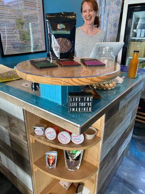 Vegan chocolate and gelato at Liquid Life in Kamulea