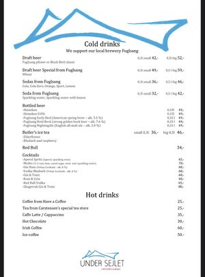 Drinks at Under Sejlet in Aabenraa