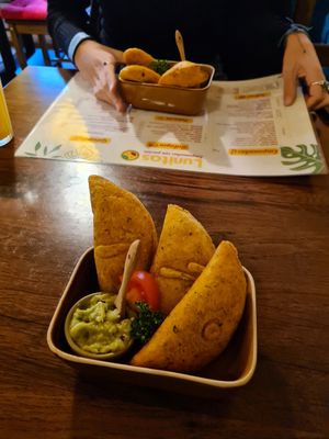 Empanadas at Lunitas in Dusseldorf