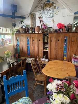 Inside   at The Pavilion Cafe in Edinburgh