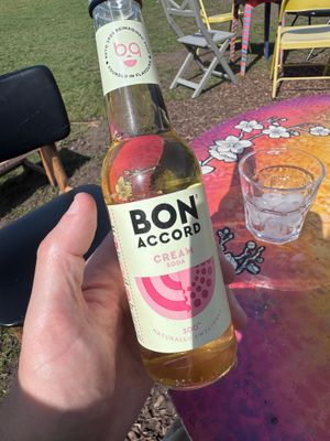 Drinks at The Pavilion Cafe in Edinburgh