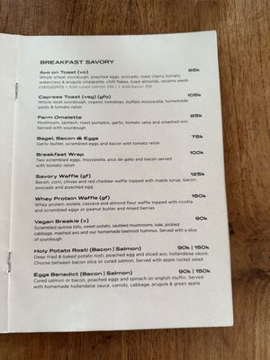 Menu april 2025  at The Loft - Uluwatu in Pecatu