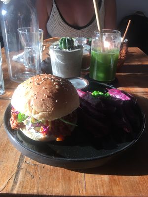 Jackfruit Burger at The Loft - Uluwatu in Pecatu