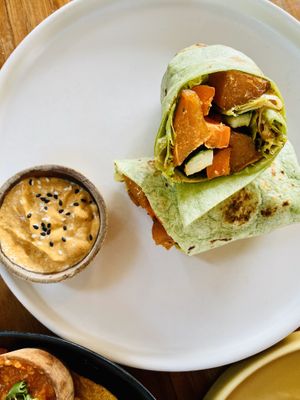 Wrap with vegan chipotle   at The Loft - Uluwatu in Pecatu