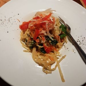 Humus Pasta at The Castle in Kobe