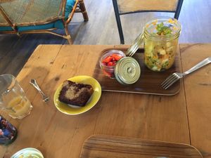 Marbré Vegan, salade bio de saison  at Gaïa Coffee House in Lyon