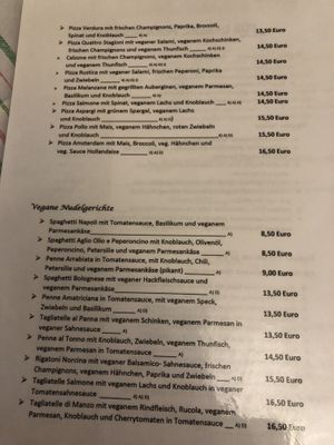 Big vegan venue at Pizzeria Trattoria Sorrentino in Cologne