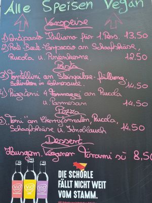 Alle Speisen vegan at Pizzeria Trattoria Sorrentino in Cologne