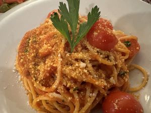 spaghetti napoli  at Pizzeria Trattoria Sorrentino in Cologne