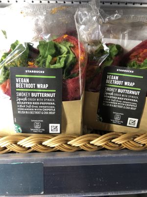 Vegan wrap at LGW - Starbucks - NT in Horley