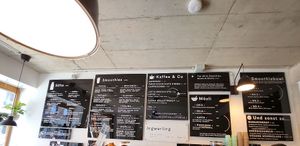 Menu at KALTPRESSE in Cologne