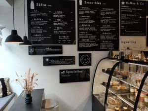 Menu at KALTPRESSE in Cologne