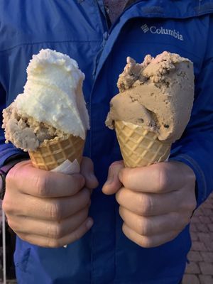 Vegan ice creams and cones   at StikkiNikki - Drottninggatan in Stockholm