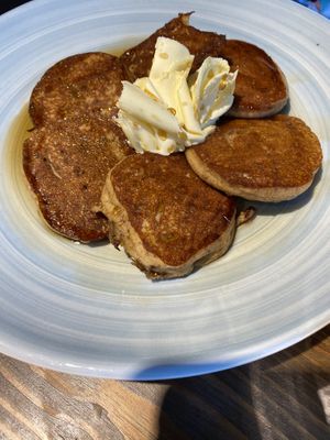 Buckwheat pancakes at Eqvilibrivm Cafe in Barcelona