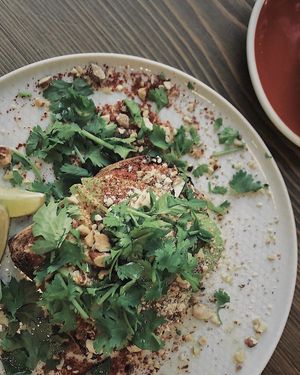 🥑 toast at Eqvilibrivm Cafe in Barcelona