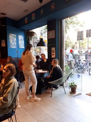 Inside at Eqvilibrivm Cafe in Barcelona