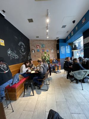 Inside  at Eqvilibrivm Cafe in Barcelona