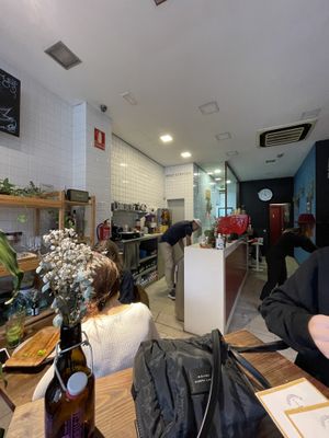 Inside  at Eqvilibrivm Cafe in Barcelona