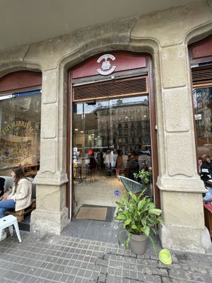 Outside  at Eqvilibrivm Cafe in Barcelona