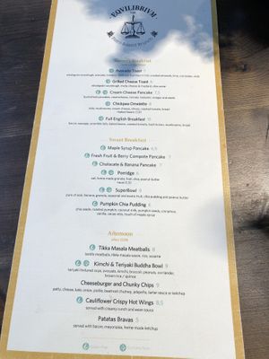 Menu   at Eqvilibrivm Cafe in Barcelona
