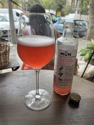 Kombucha!  at Eqvilibrivm Cafe in Barcelona