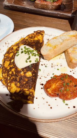 Tofu omelette   at Eqvilibrivm Cafe in Barcelona