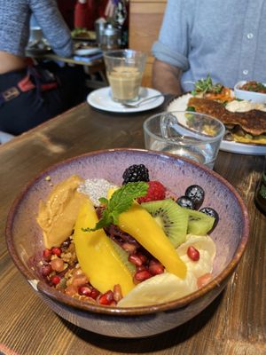 Acaí bowl 🫐  at Eqvilibrivm Cafe in Barcelona