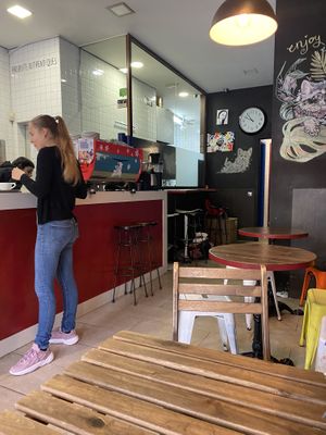 Counter   at Eqvilibrivm Cafe in Barcelona