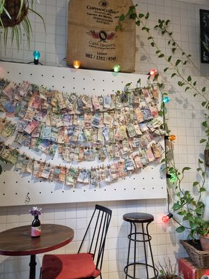 Inside at Eqvilibrivm Cafe in Barcelona