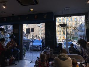 Inside  at Eqvilibrivm Cafe in Barcelona