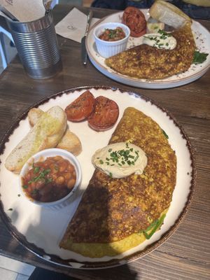 Tofu omelette   at Eqvilibrivm Cafe in Barcelona